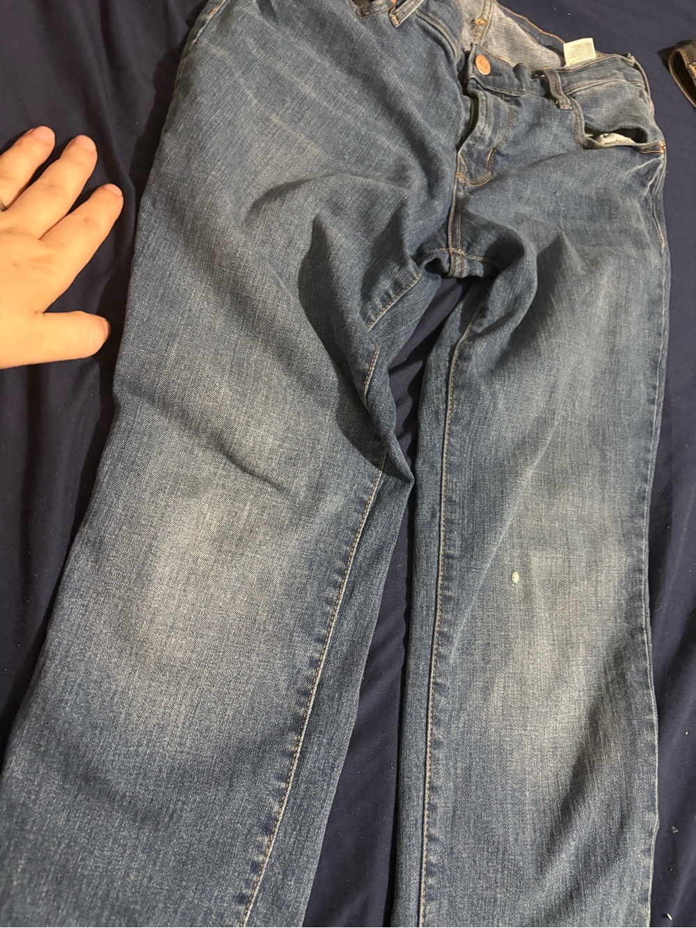 Old Navy Boot Cut Jeans in Faded Blue Denim